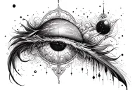 Meaningful universe tattoo design idea