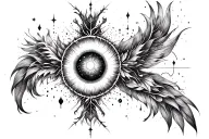 Meaningful universe tattoo design idea