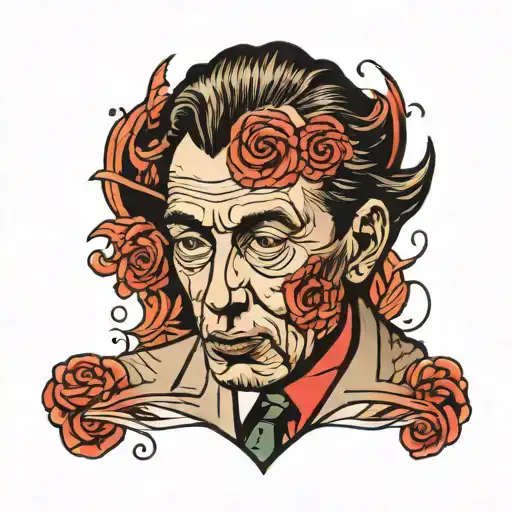 Albert Camus tattoo design idea