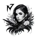 n7 tattoo design idea