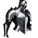 Knight Shoulder Armor tattoo design idea