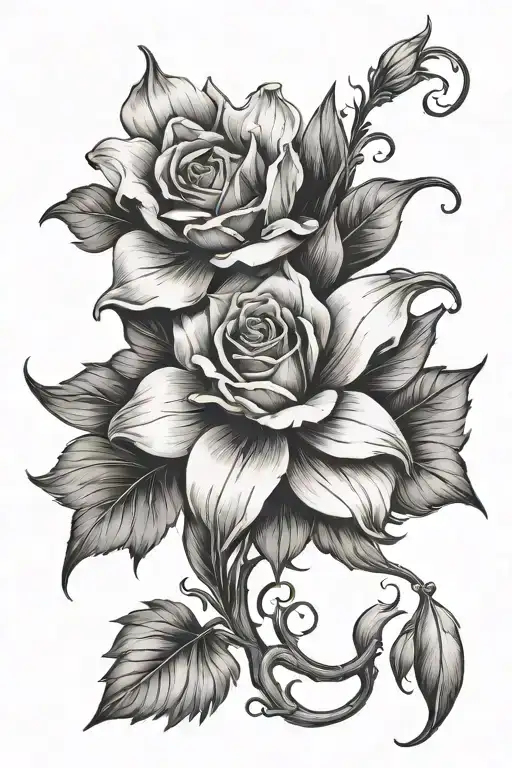 Amber tattoo design idea