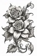 Amber tattoo design idea