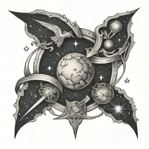 Orion Belt tattoo design idea