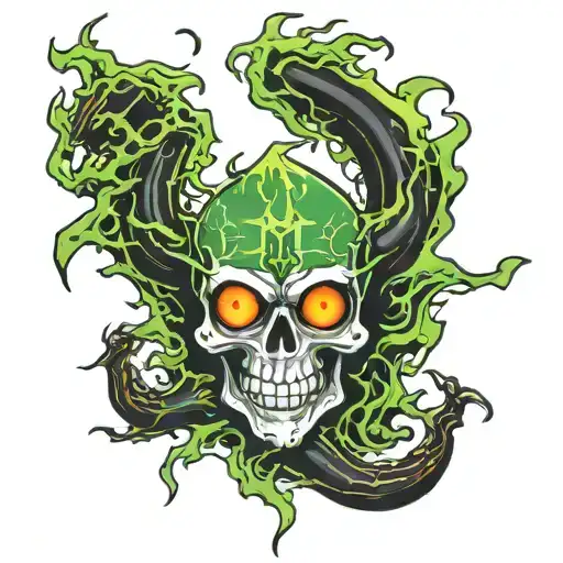 OnePiece Monster Energy tattoo design idea