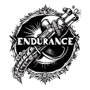 "Endurance" endurance tattoo design idea