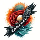 "Endurance" endurance tattoo design idea
