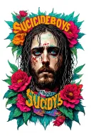 Suicideboys album cover reimagined tattoo design idea