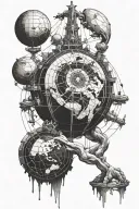 Atlas tattoo design idea