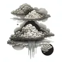 cloud shades tattoo design idea