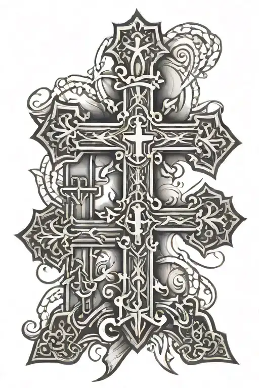 Three crosses tattoo tattoo design idea
