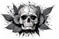 beautifully broken tattoo design idea