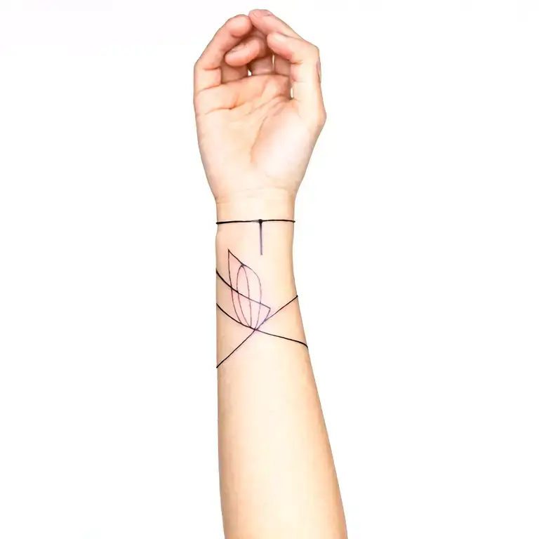 arm band tattoo that is minimalistic featuring designs like its an arm cuff jewelry. i want it to be similar to sue.real tattoo design idea