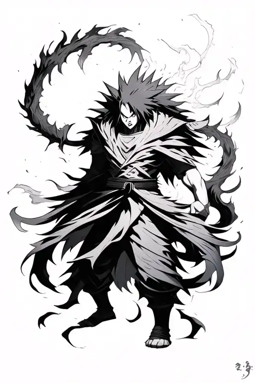 Madara Uchiha Perfect Susanoo tattoo design idea
