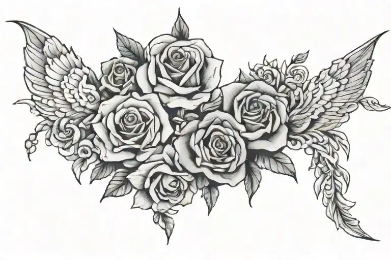 you may not be my blood sister but your more then just a sister in law to me  tattoo design idea