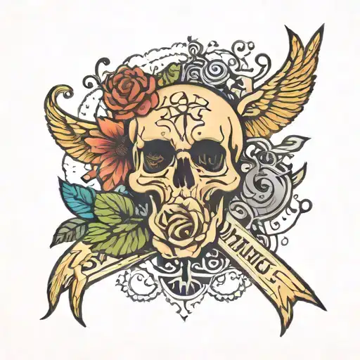 set the song ,,all the small things" by blink 182 in a funny way tattoo design idea