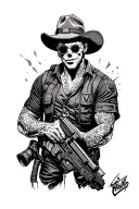 Fallout New Vegas tattoo design idea