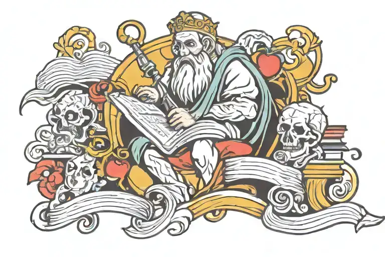 Biblical tattoo design idea