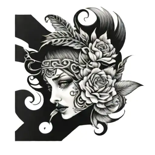 Amelia Zara Alfie tattoo design idea