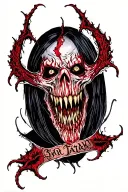 evil and dark tattoo design idea