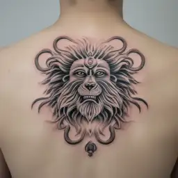 lord narasimha  tattoo design idea