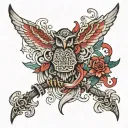 1312 tattoo design idea