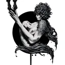 victory over depression tattoo design idea