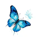 fuck cancer, with butterfly tattoo design idea
