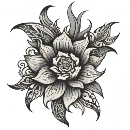 tribal sissy skinny tattoo design idea