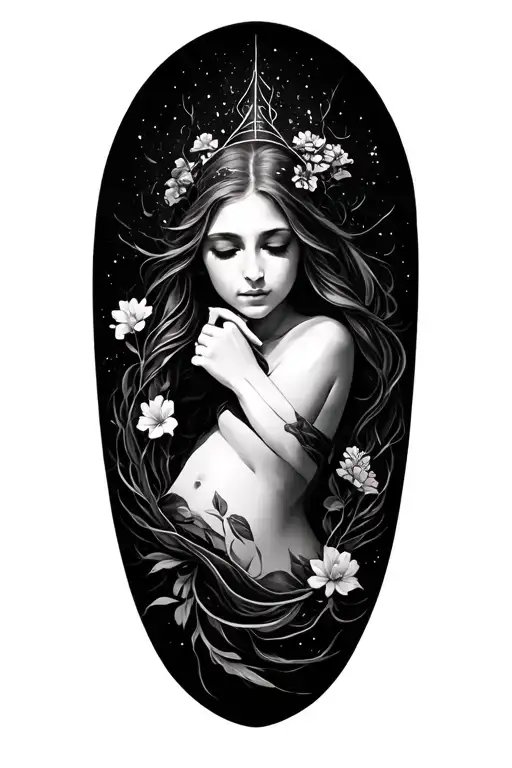 what we do in life echoes in eternity tattoo design idea