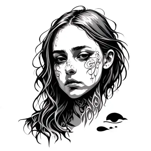 a person who survived mental illness tattoo design idea