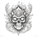 Amygdala tattoo design idea