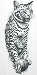 Geelong cats football club  tattoo design idea