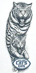 Geelong cats football club  tattoo design idea