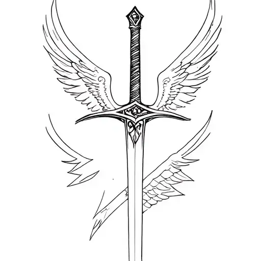 Sword of the spirit tattoo tattoo design idea