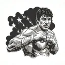 Rocky Balboa tattoo design idea
