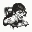 Rocky Balboa tattoo design idea