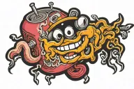 Felix the can in a Imca SportMod  tattoo design idea