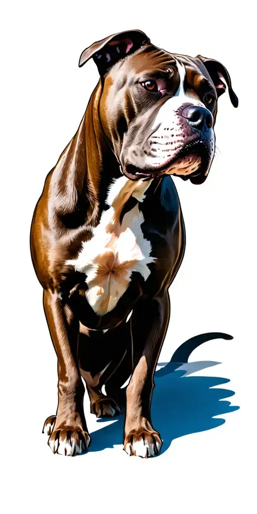 pitbull , nature, space, travel tattoo design idea