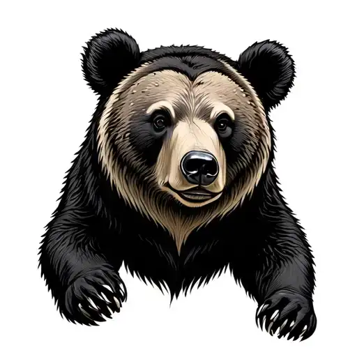 Momma Bear tattoo design idea