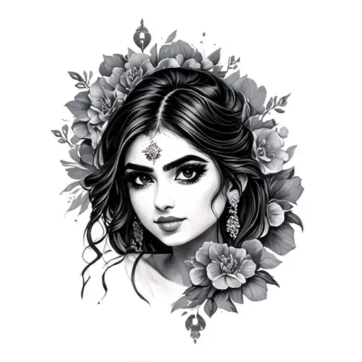 Kajal bablooo tattoo design idea
