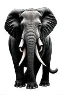 in memory of my mom elephant tattoo design idea