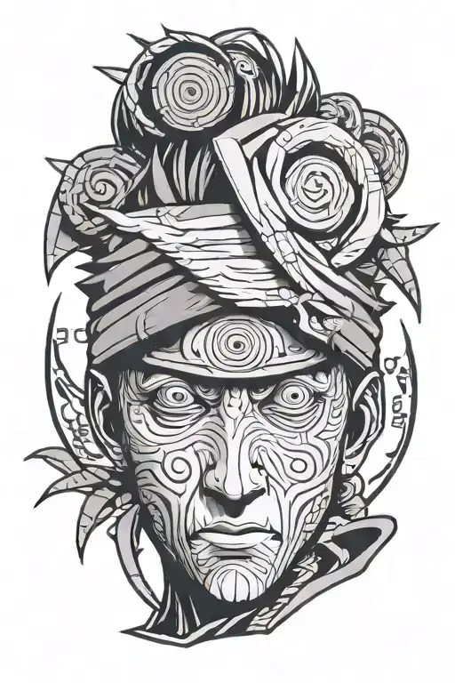 obito from naruto tattoo design idea