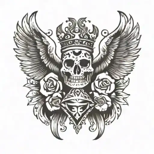 Family Protector tattoo design idea