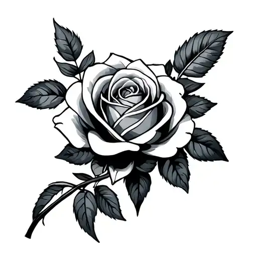 Lutheran Rose tattoo design idea