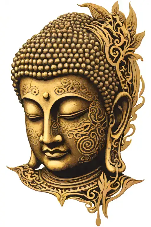 Buddha tattoo design idea