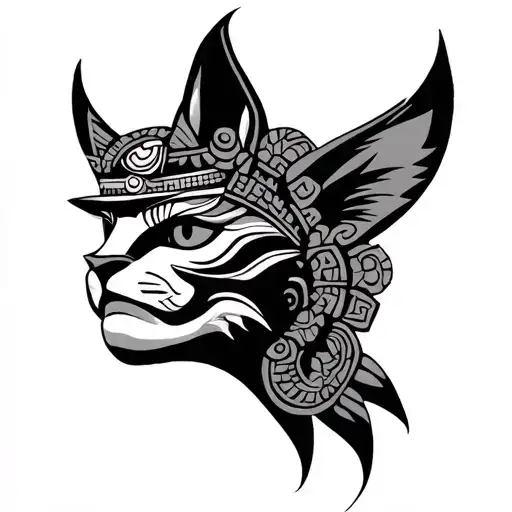 Tezcatlipoca tattoo design idea