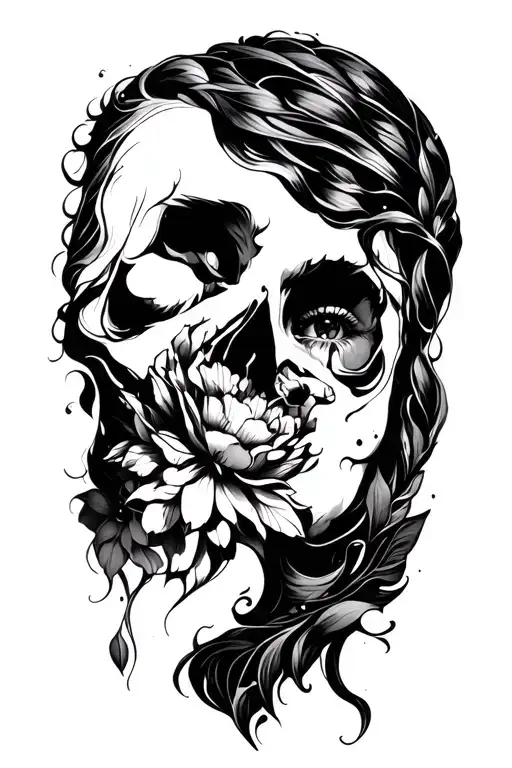 Dark tattoo design idea