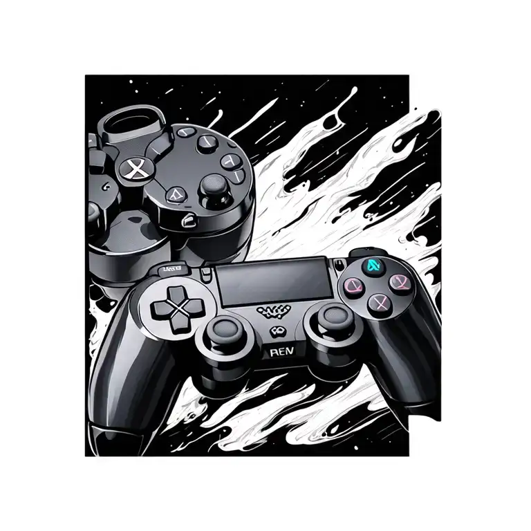 Playstation tattoo design idea