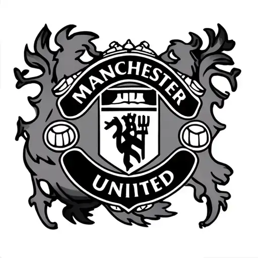 Make it look like the Manchester United logo, but not like the logo itself tattoo design idea